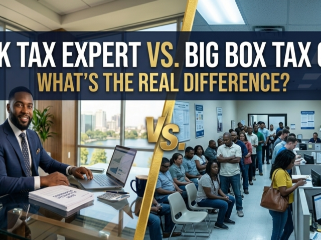 Black Tax Experts vs. Big Box Tax Chains: What’s the Real Difference?