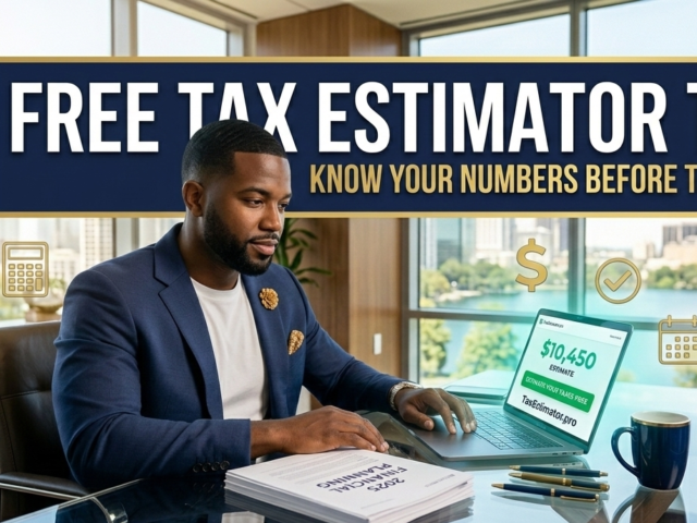 Free Tax Estimator Tool: Know Your Numbers Before Tax Season