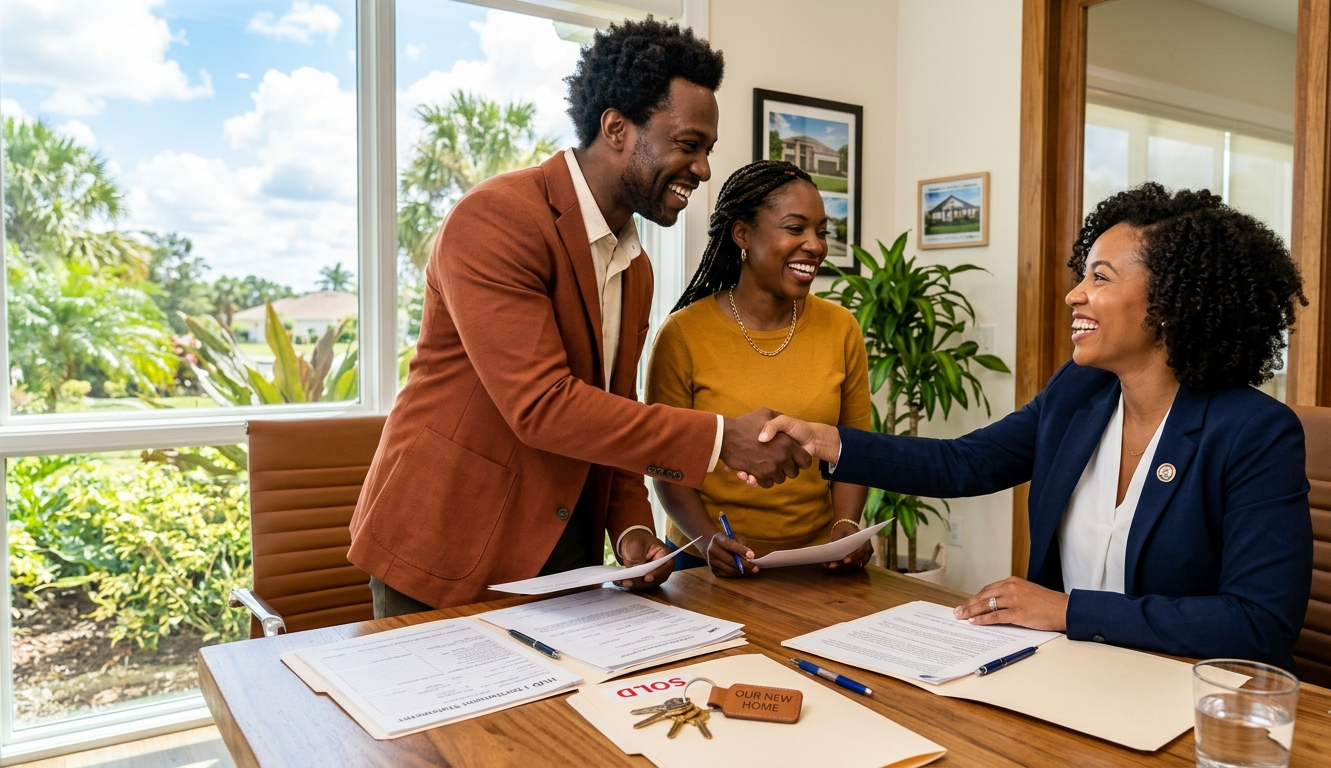 Black couple closing on Florida home with Black realtor