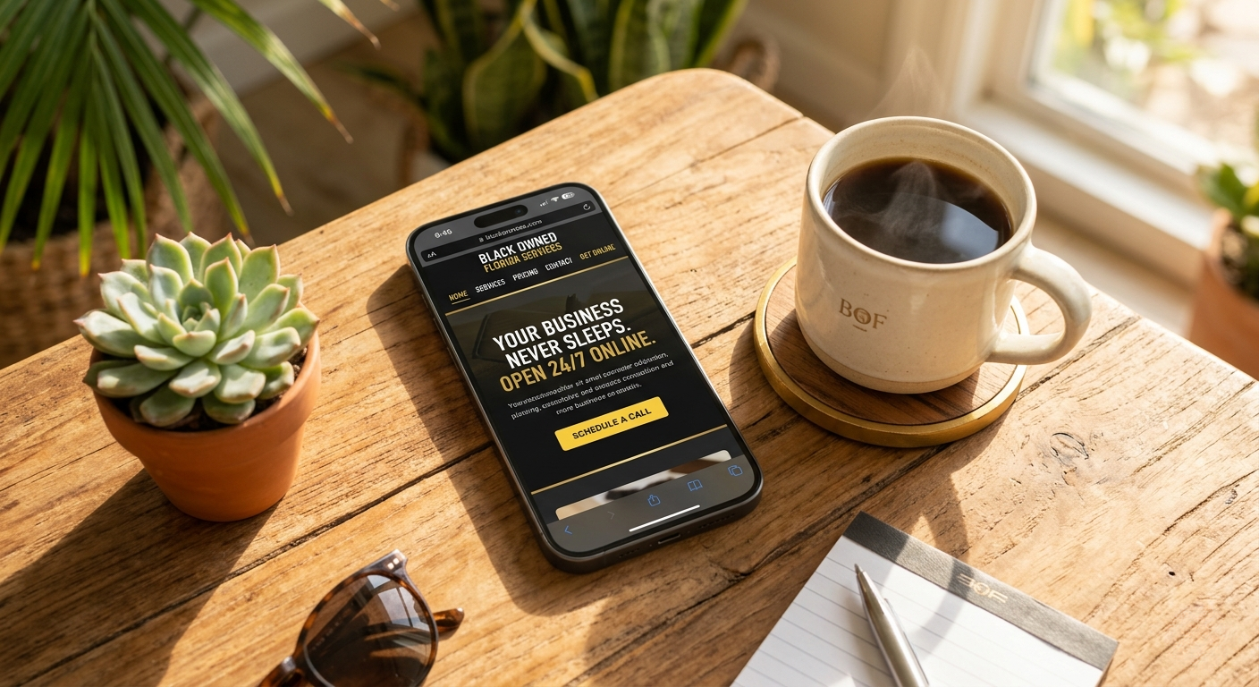 BlackOwnedFlorida.com — Your Black-Owned Business Is Open 24/7 Online